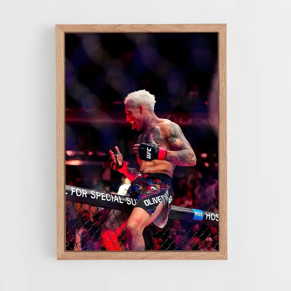 Poster Charles oliveira précis – affiche MMA (vue 4)